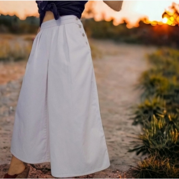 Vtg CK Pale Pink Denim Skirt - Picture 5 of 16